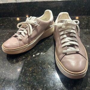 Women's Pink Leather Sneakers- Cole Haan